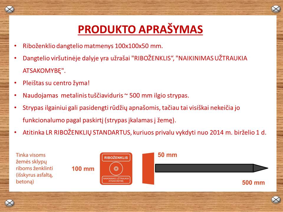 Produkto aprašymas P1