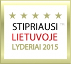 Stipriausi Lietuvoje Lyderiai 2015