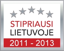 stipriausi lietuvoje 2011 2013