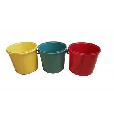 Bucket 10l colourful without cover 