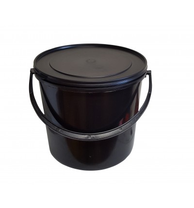 Bucket 10l black set 