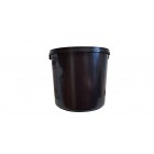 Bucket 10l black without handle and lid