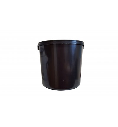 Bucket 10l black without handle and lid